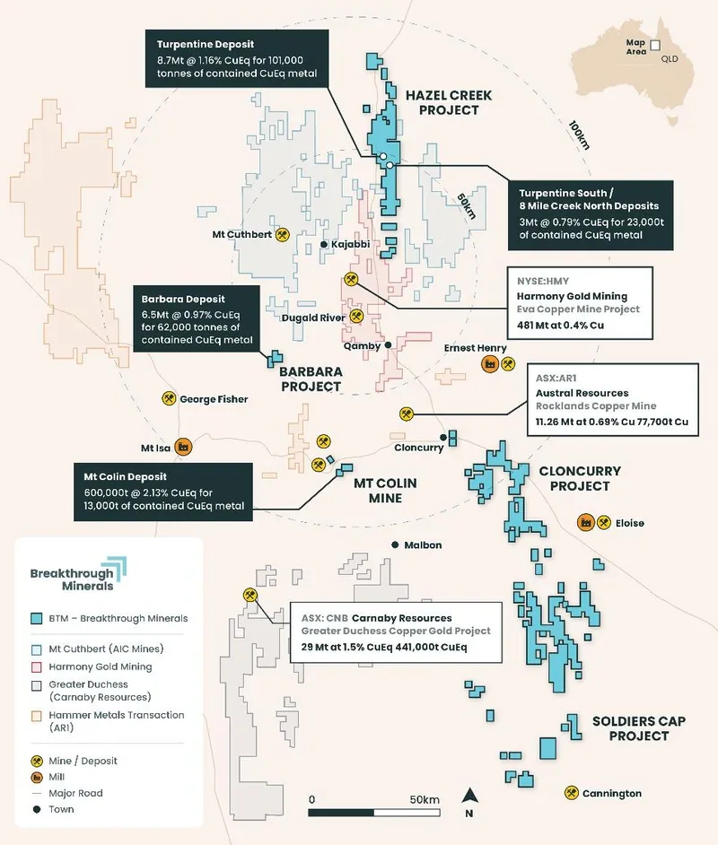 North Queensland Copper-Gold Project, Mt Isa Queensland