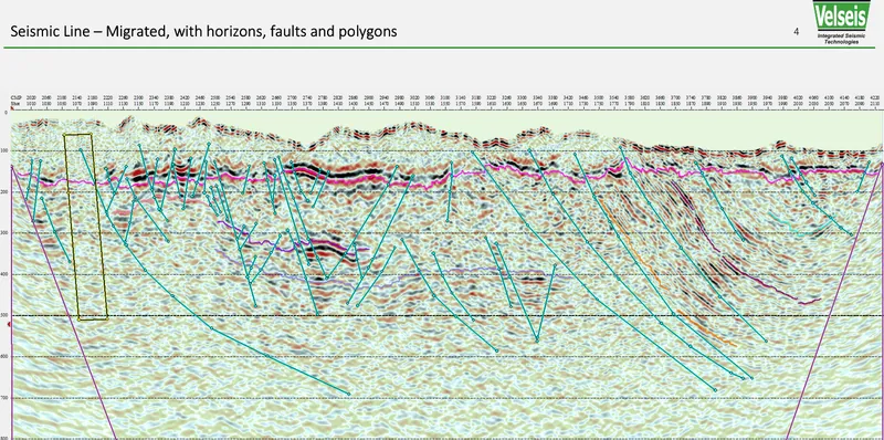 Fifield – Avondale Seismic Survey interpreted data