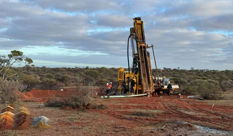 RC Drilling in progress