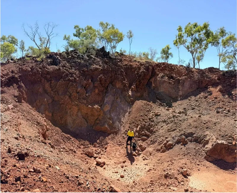 Mt Storm historical open pit, NWQ Copper Project