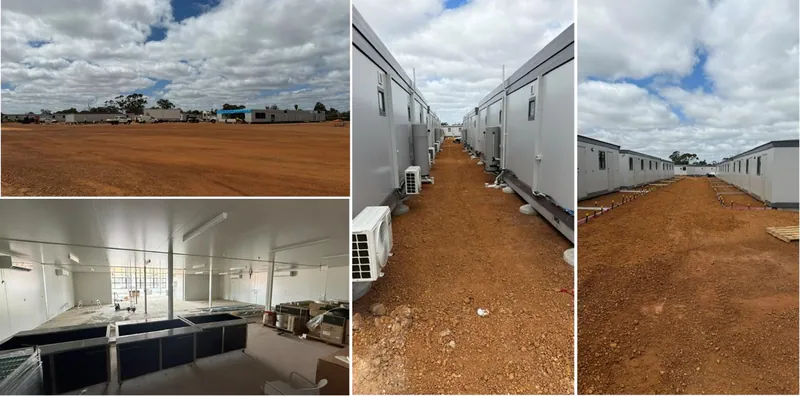 KGP Workforce Accommodation Village under construction