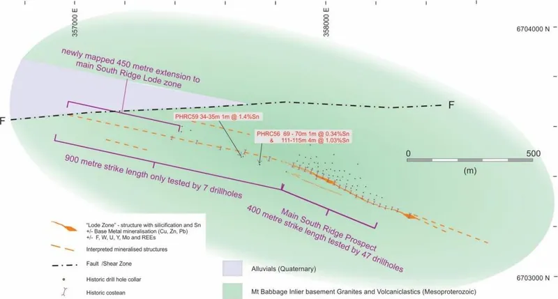 The western portion of the shear remains under-explored, with only seven drillholes within a 450m strike length, all completed by Havilah Resources more than n…