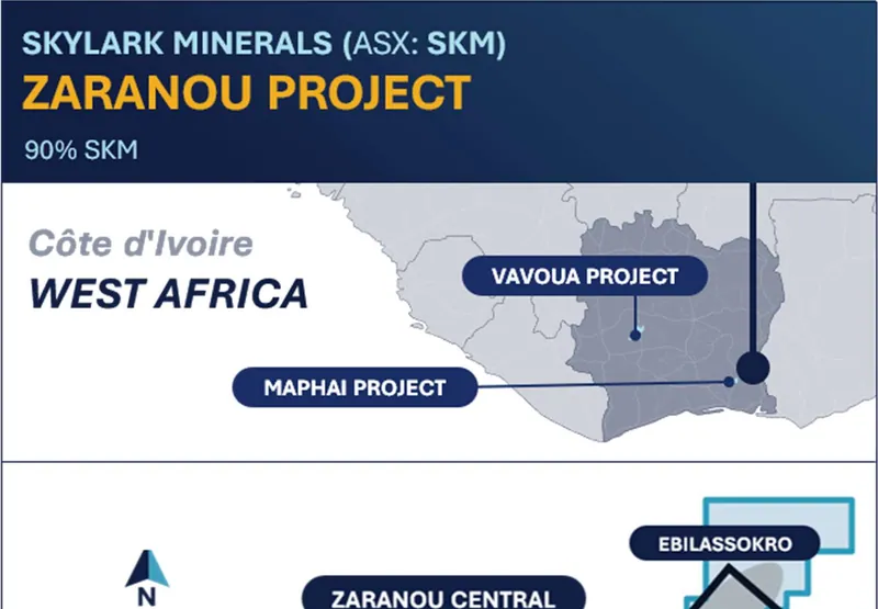 Zaranou Project Location Map