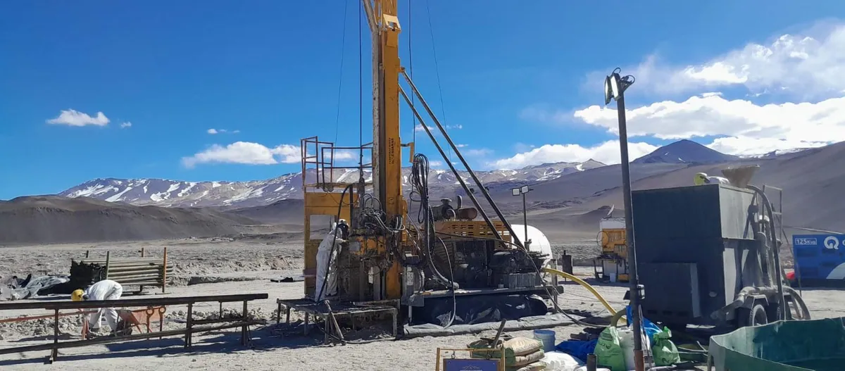 DDH-4 underway at the Demasia tenement