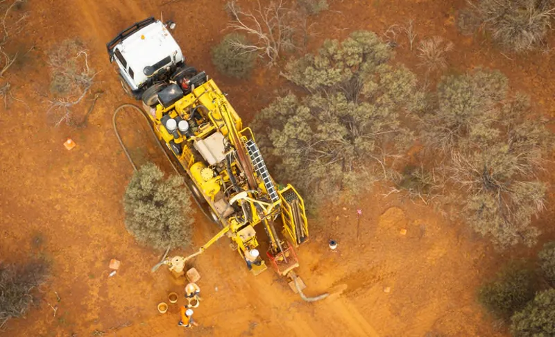 Aircore drilling at the Mt McKenna Gold Project
