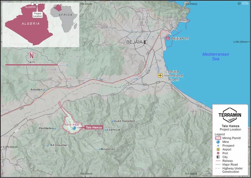 Tala Hamza Project Location and Infrastructure
