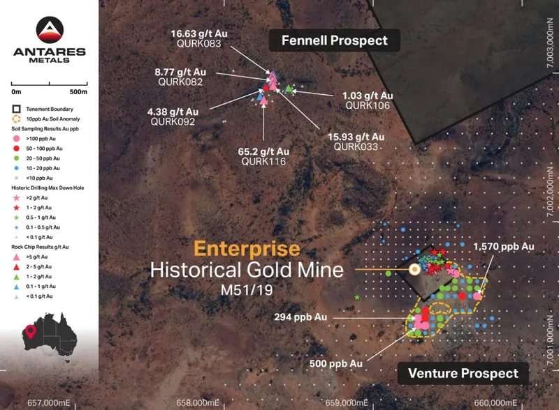Enterprise, Venture and Fennell prospects