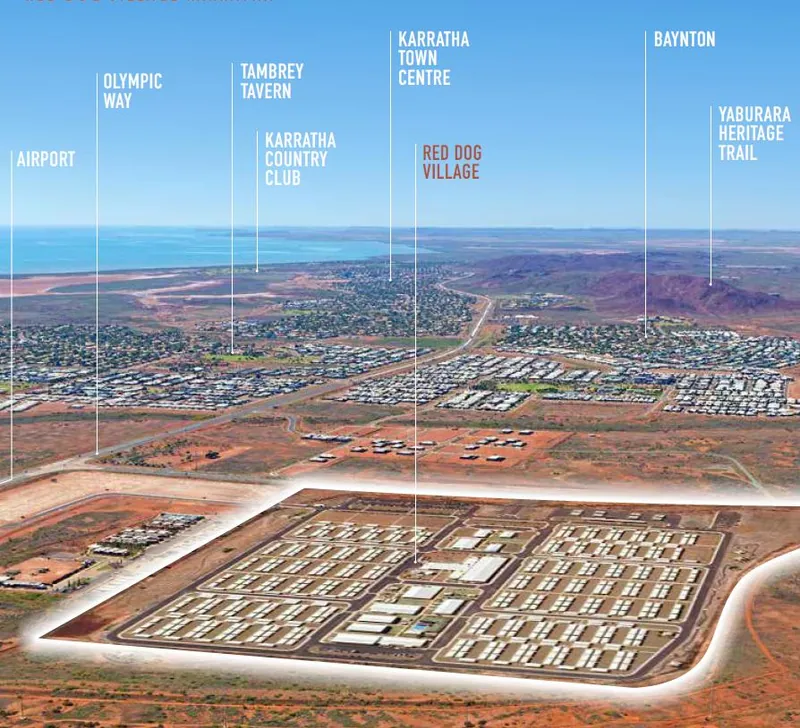 The acquisition of Red Dog Village in Karratha provides a modern, high-quality accommodation facility with 2,169 rooms