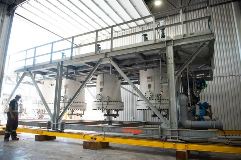 Arrival of Prairie’s Four-Column Commercial-Scale DLE Unit