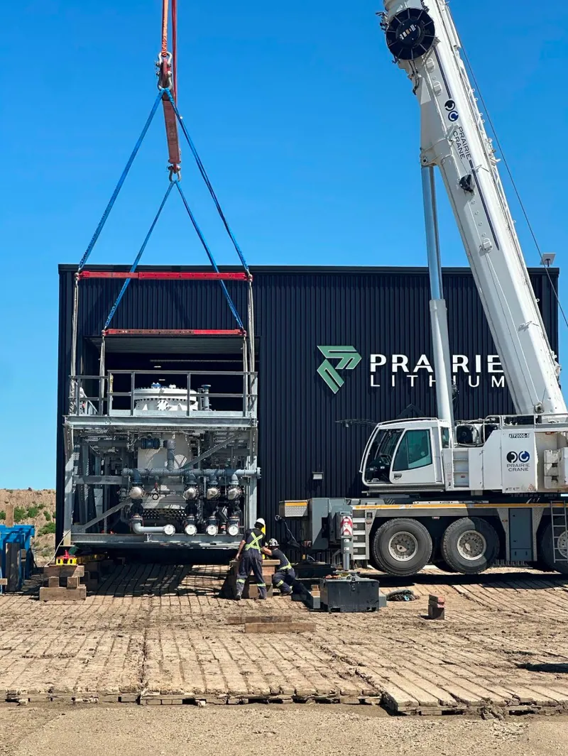 Arrival of Prairie’s Four-Column Commercial-Scale DLE Unit