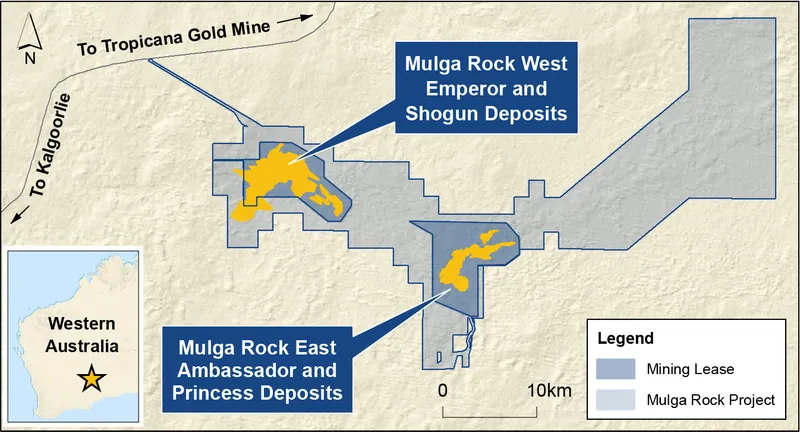Mulga Rock Project location
