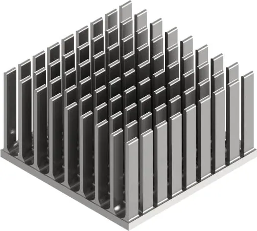 HSK-FCA-VHD-NAT-017-013 - half-brick DC/DC converter heat sink
