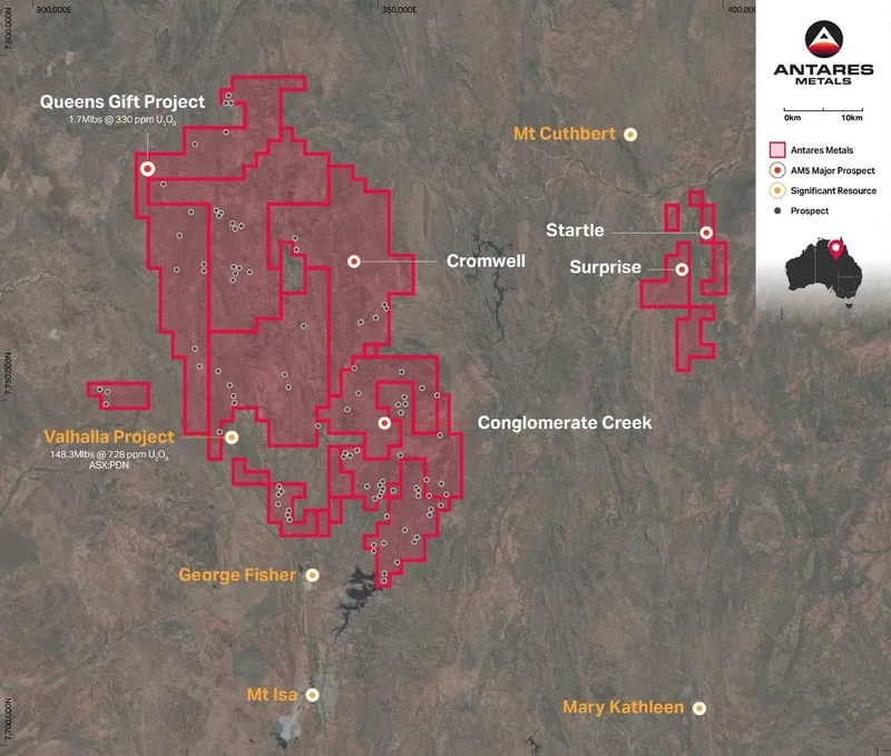Antares Metals Mt Isa North Project Area