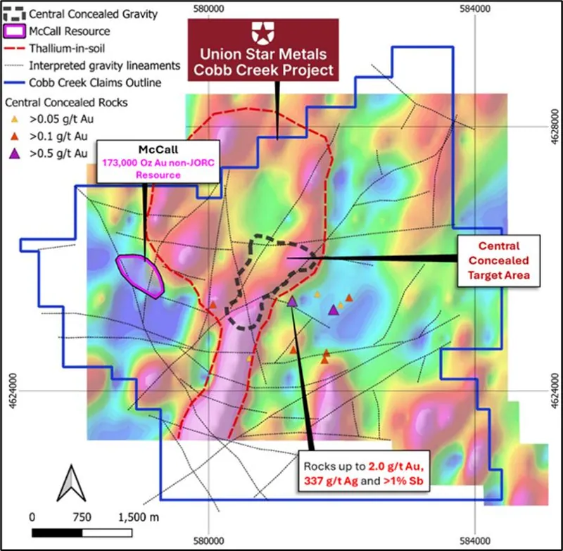Map from Union Star Metals Ltd’s announcement “Quarterly Activities/Appendix 5B Cash Flow Report”