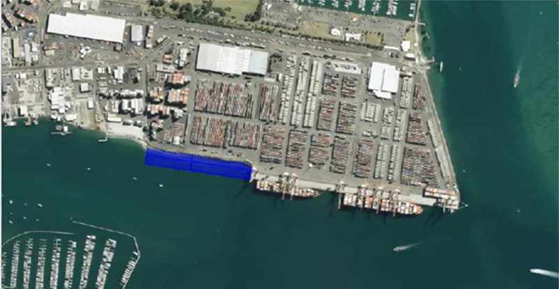 Longer container berth at Sulphur Point, in two stages