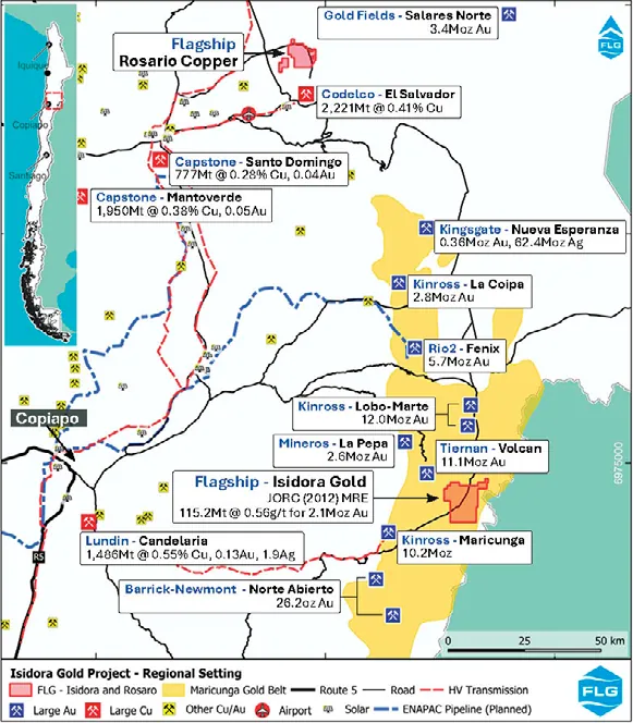 Isidora GOLD project (chile)