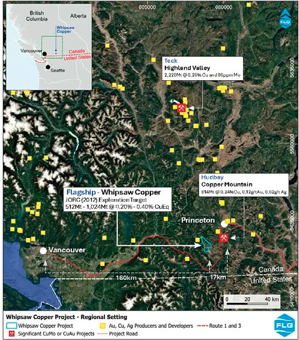 Whipsaw copper project (canada)