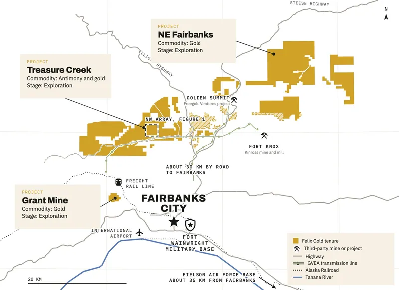 Treasure Creek Project location