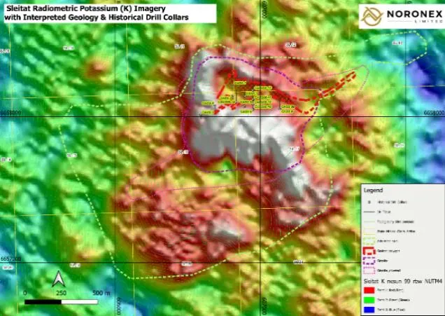 Map from Noronex Limited’s announcement “Quarterly Activities/Appendix 5B Cash Flow Report”