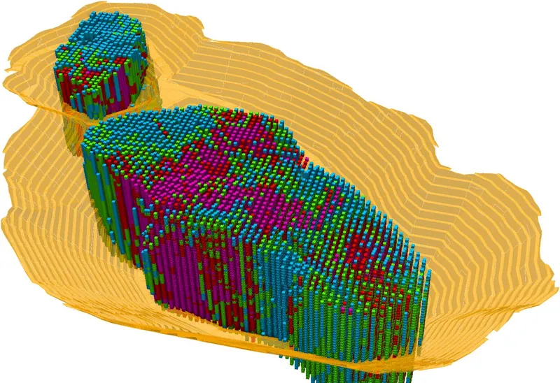 Higher grade zones within indicated portion of MRE highlight favourable starter pit options which will be evaluated in Prefeasibility Study (PFS)