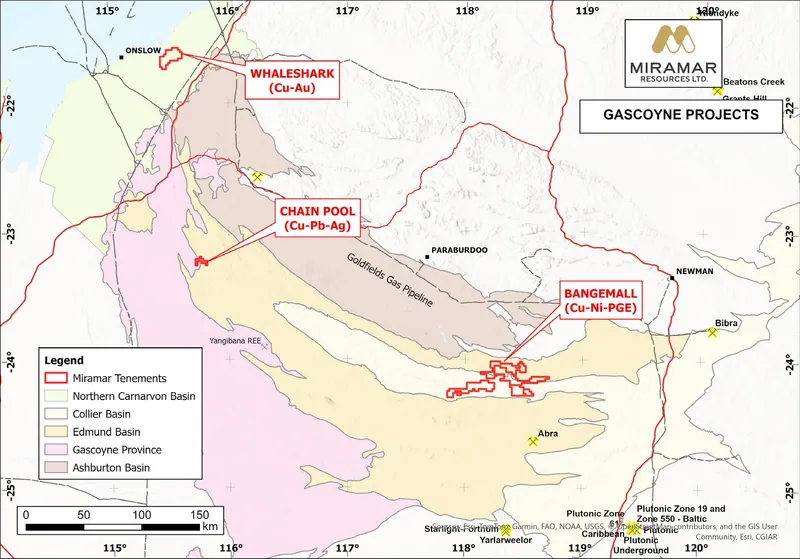 Figure6.Regional geology of the Capricorn Orogen showing Miramar tenements