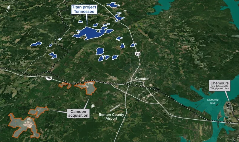 Atlas acquisition in relation to the Titan Critical Minerals Project
