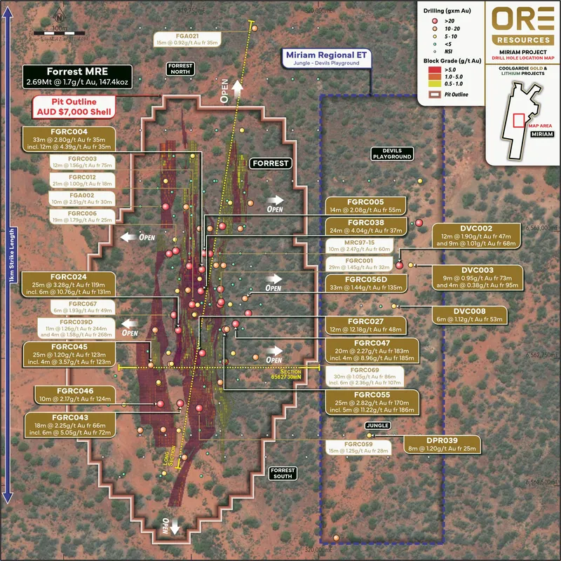 Forrest MRE – Plan View