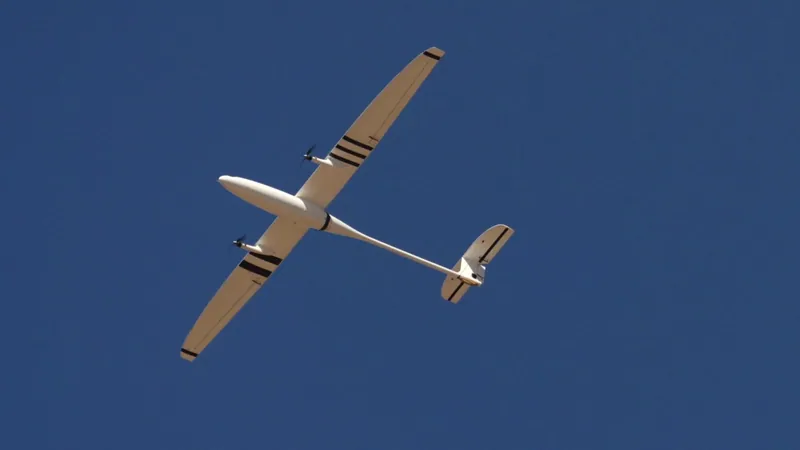 The EATP Pegasus in flight over Queensland