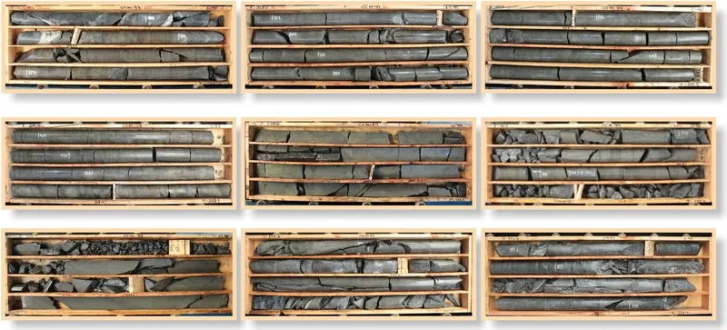 CCM-94 diamond drill core photos