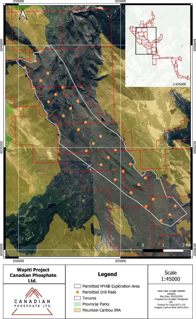 Wapiti Project, British Columbia, Canada
