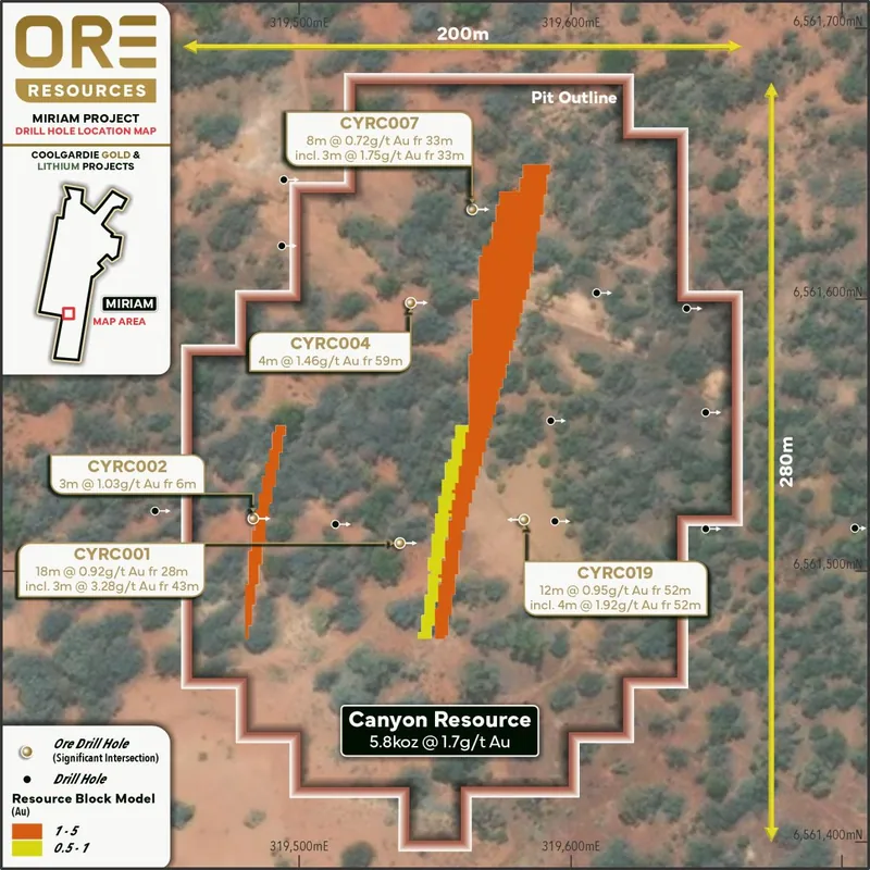 Canyon MRE – Plan View