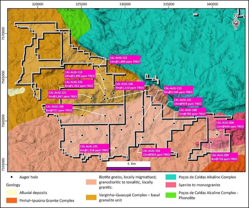 Caldas south: second potential ISR AREA identified