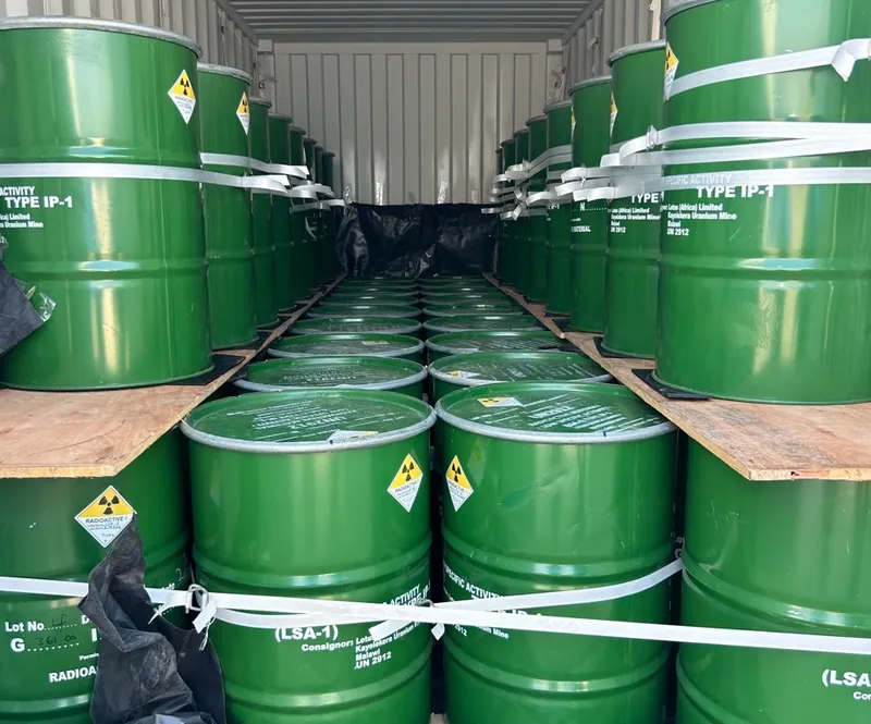 First shipment packed & awaiting dispatch from site