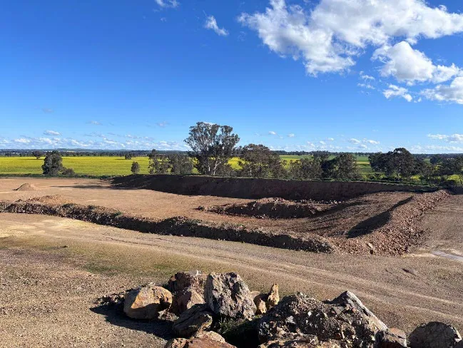 Field work at the Junee Gold Project during the quarter