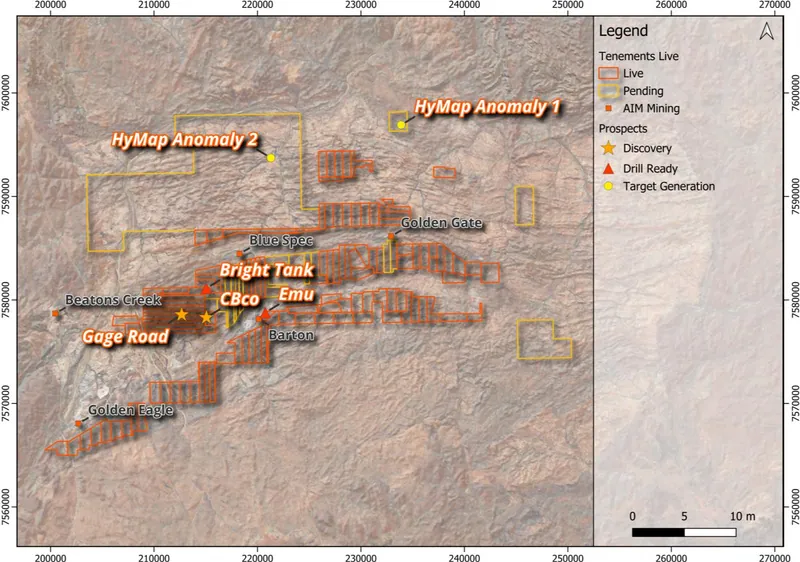 Bush Chook Project new gold systems, priority and regional targets