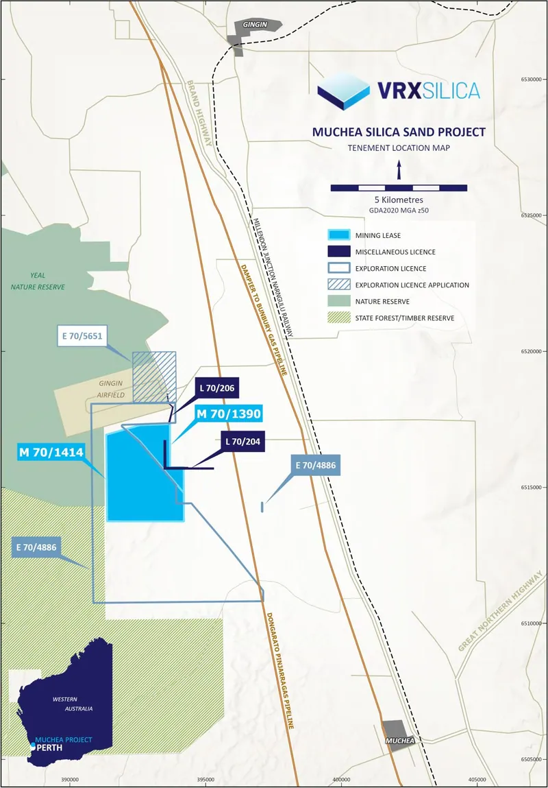Muchea project area (post-land swap)