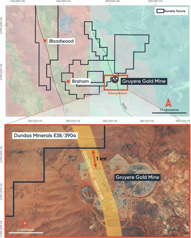 Romano Project tenure showing the Bloodwood and Brahman prospects (ASX: 7 September 2026)