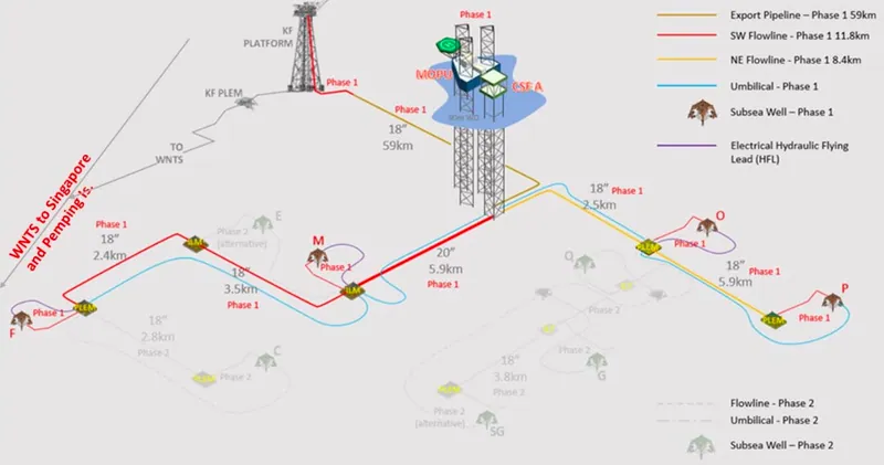 Mako Field Development Concept Layout