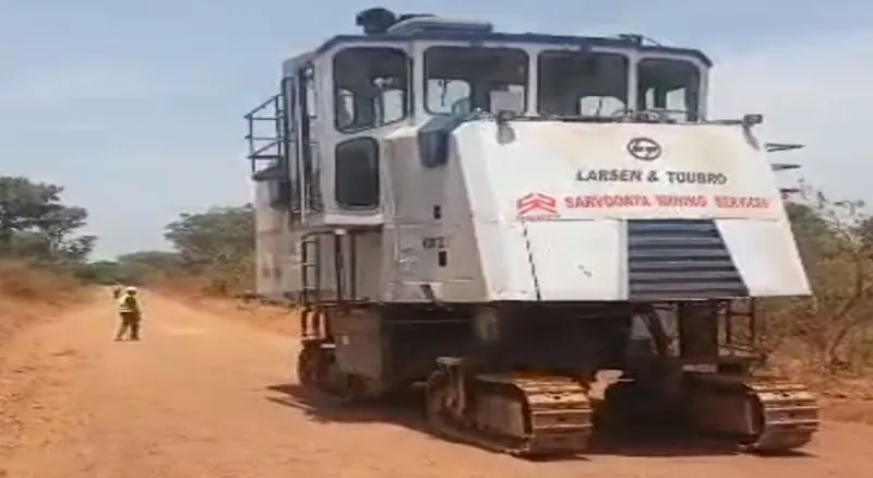 Surface Miner Arriving on Site