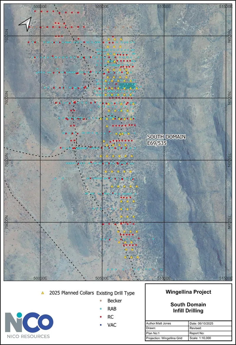 Wingellina South Domain RC Infill Drilling