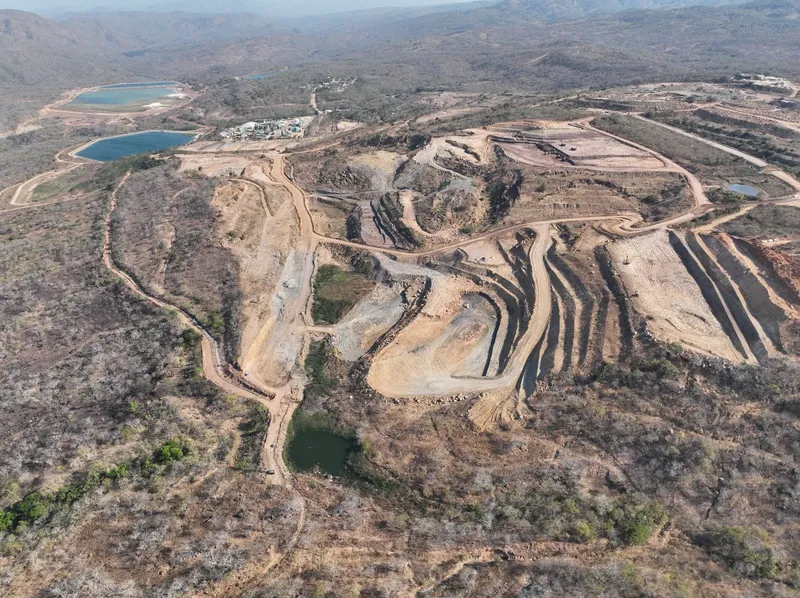 Kayelekera mining operations showing active mining stages and associated infrastructure, September 2026
