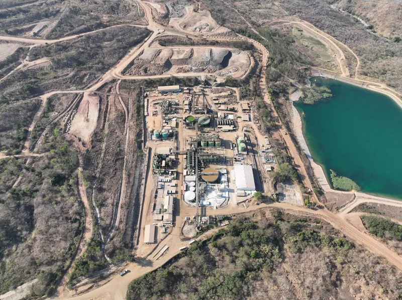 Kayelekera processing plant and ROM stockpile area, September 2026