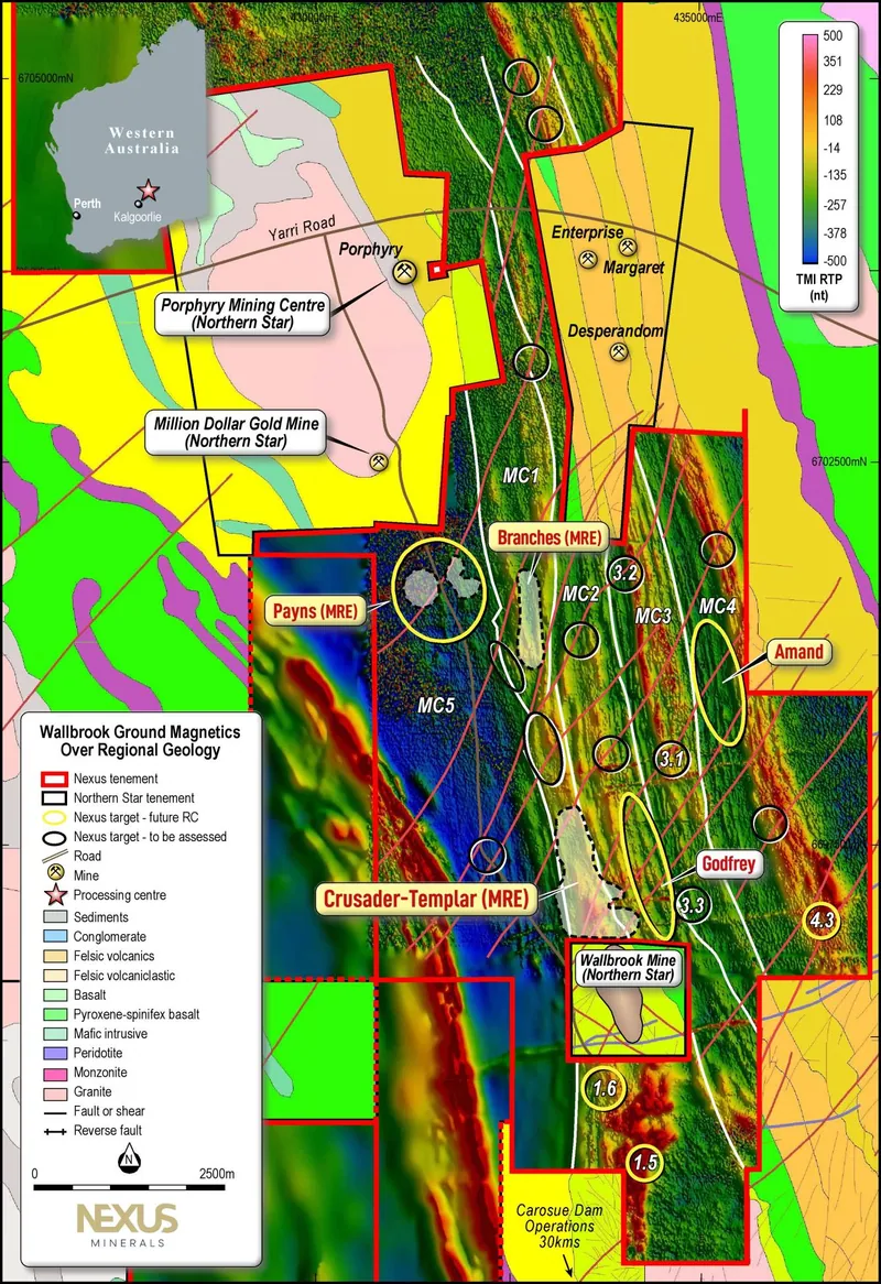 Nexus wallbrook regional prospects location MAP