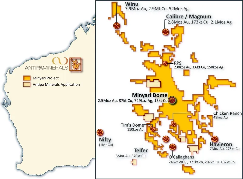 At a regional level, Minyari provides access to further tier one gold-copper discovery opportunities