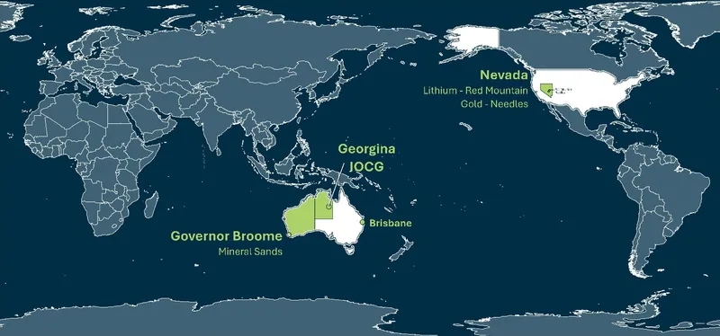 Venari Minerals’ key projects as at 30 June 2026 (the Georgina Basin IOCG Project was subsequently sold on 16 July 2026)