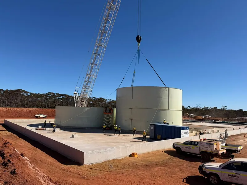 CIL Tank Installation – Lake Johnston
